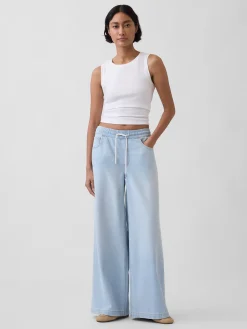 Mid Rise UltraSoft Easy Baggy Jeans