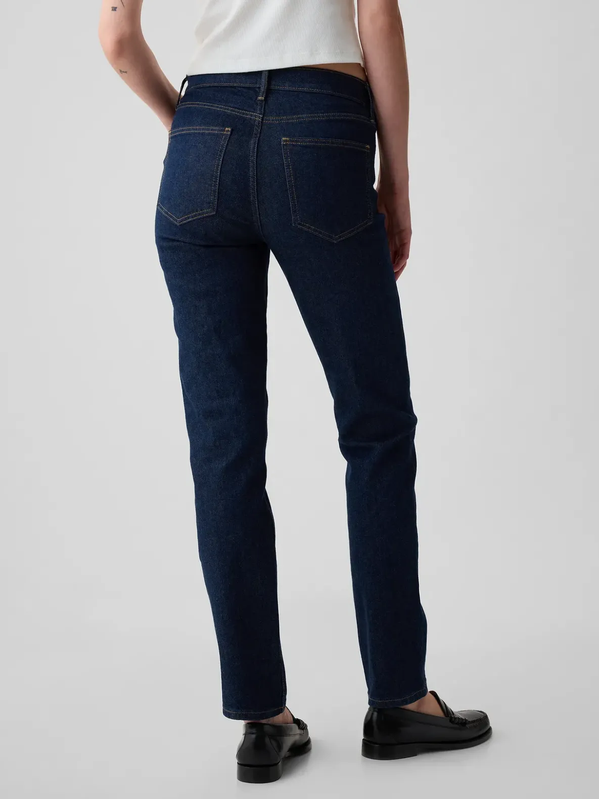 Mid Rise Vintage Slim Jeans