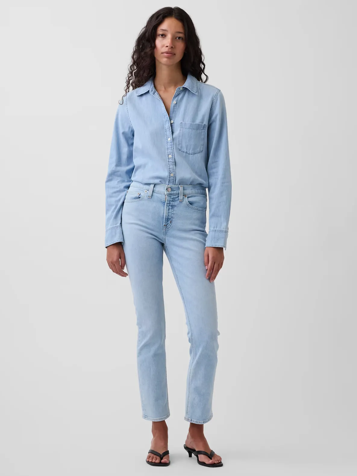 Mid Rise Vintage Slim Jeans