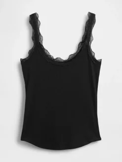 Mini Rib Lace PJ Tank Top