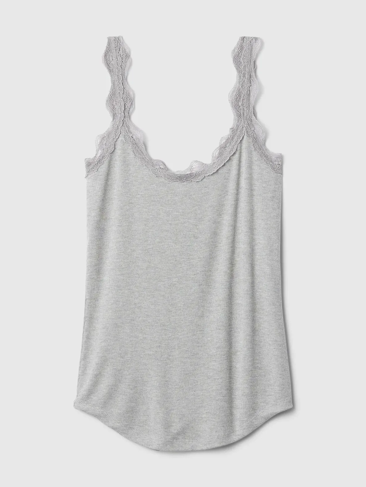 Mini Rib Lace PJ Tank Top