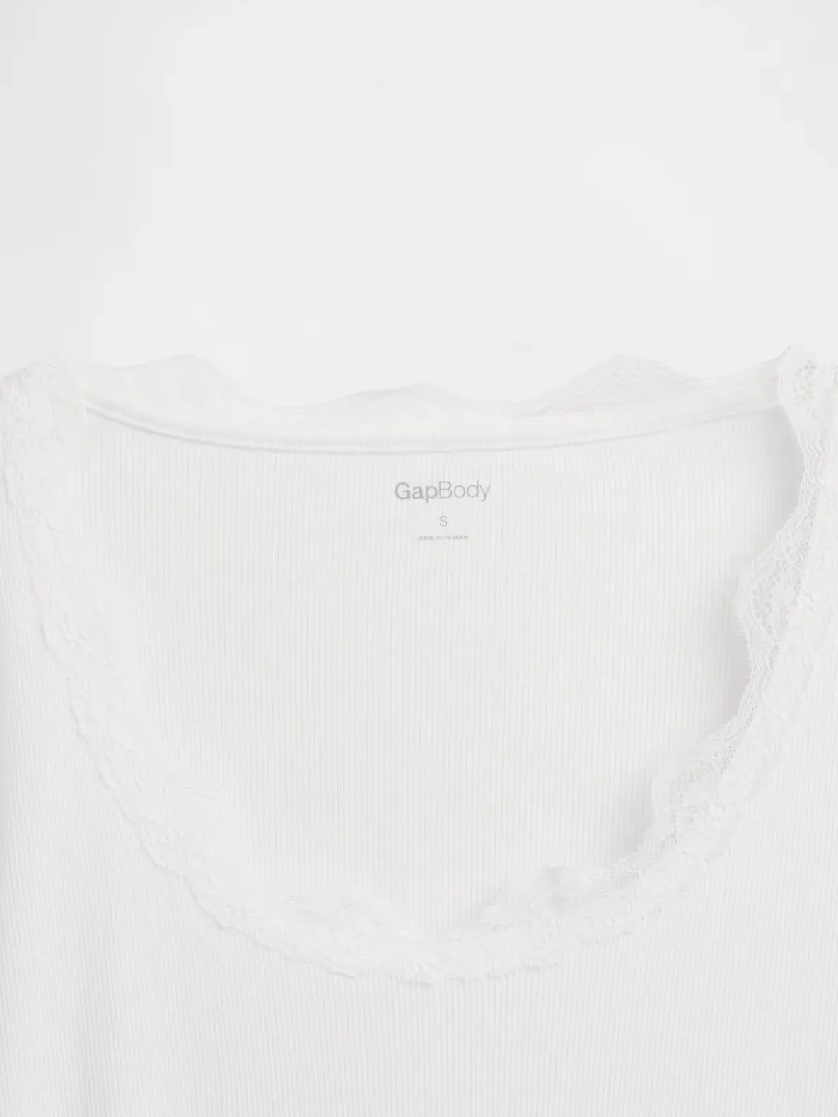 Mini Rib Lace-Trim PJ Top