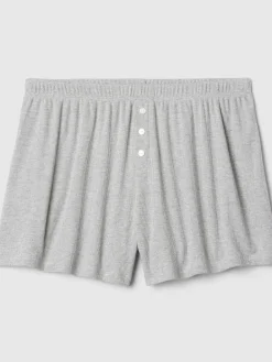 Mini Rib Relaxed PJ Shorts