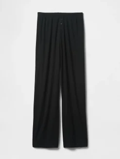 Mini Rib Wide-Leg PJ Pants