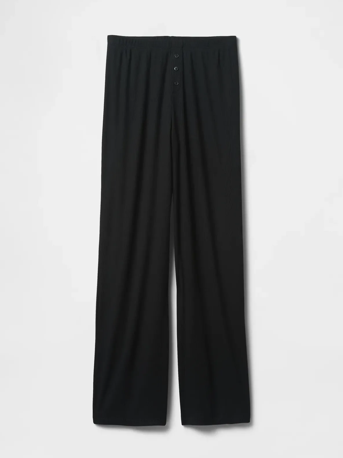 Mini Rib Wide-Leg PJ Pants