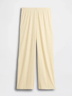 Mini Rib Wide-Leg PJ Pants