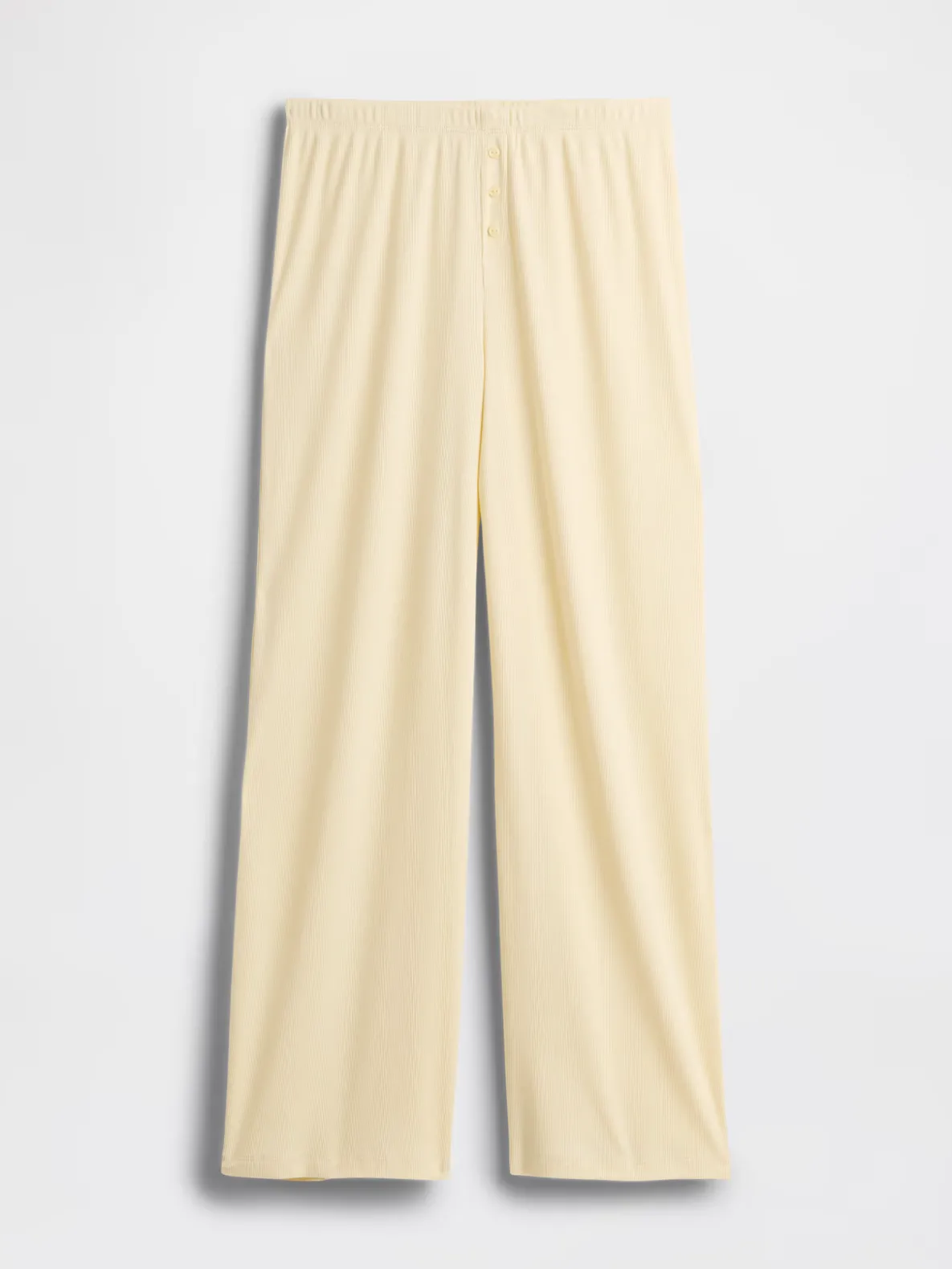 Mini Rib Wide-Leg PJ Pants
