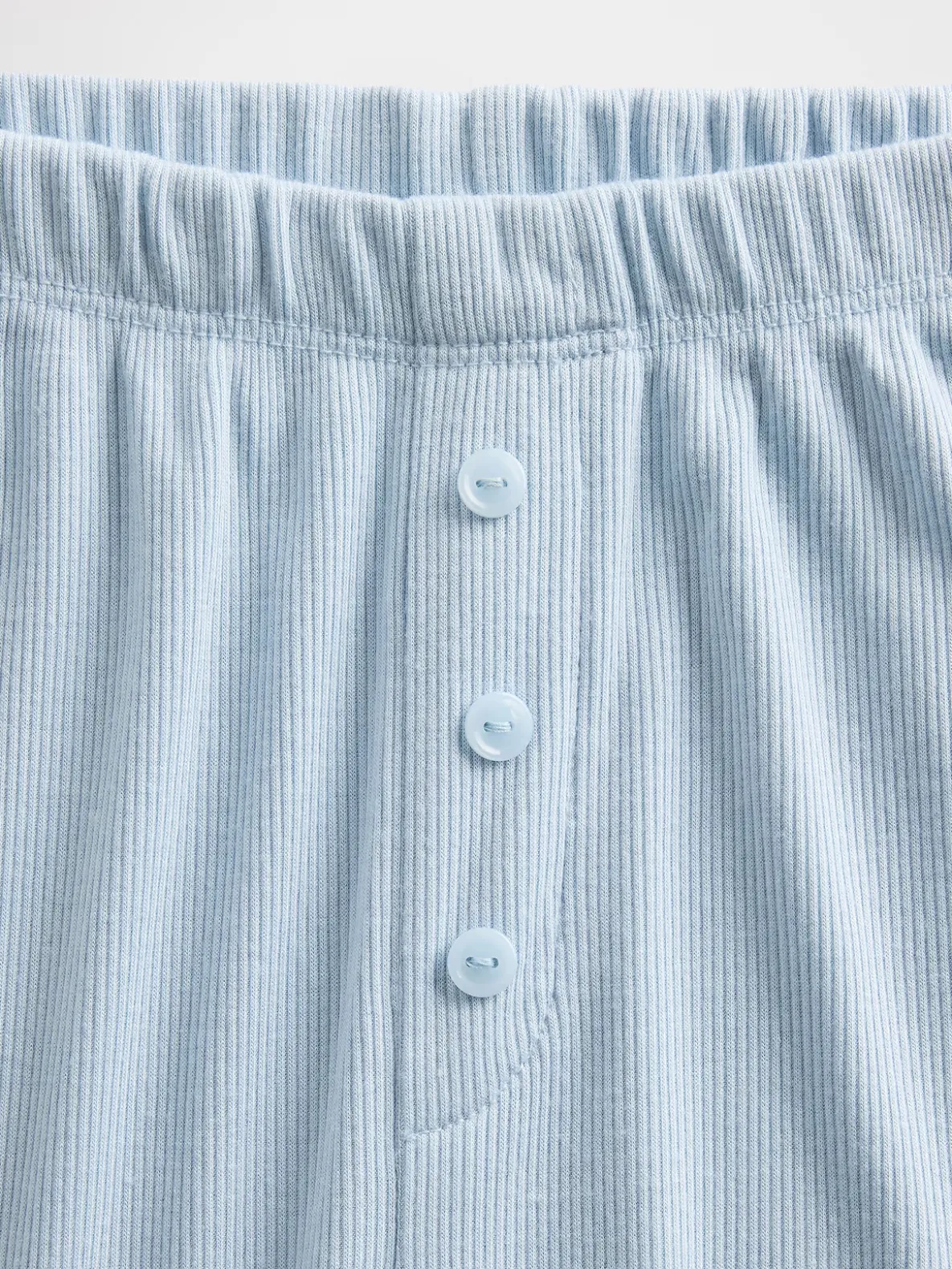 Mini Rib Wide-Leg PJ Pants