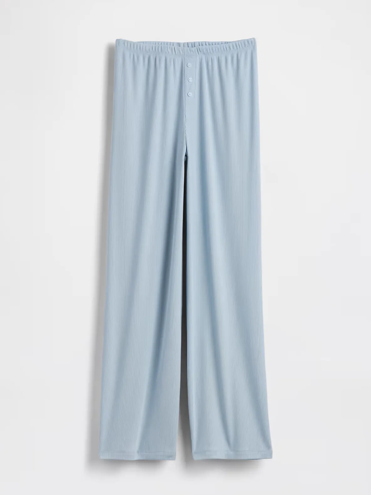Mini Rib Wide-Leg PJ Pants