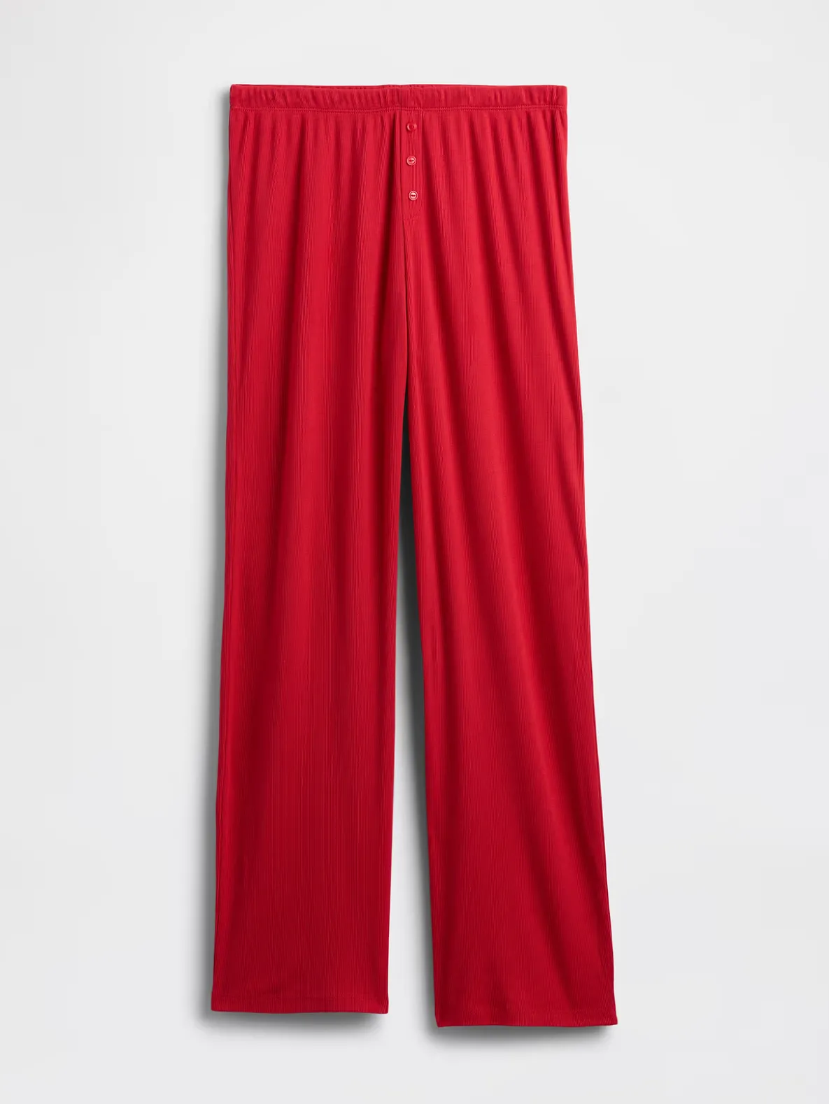 Mini Rib Wide-Leg PJ Pants