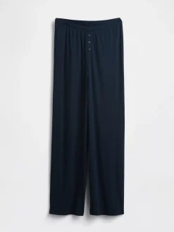 Mini Rib Wide-Leg PJ Pants