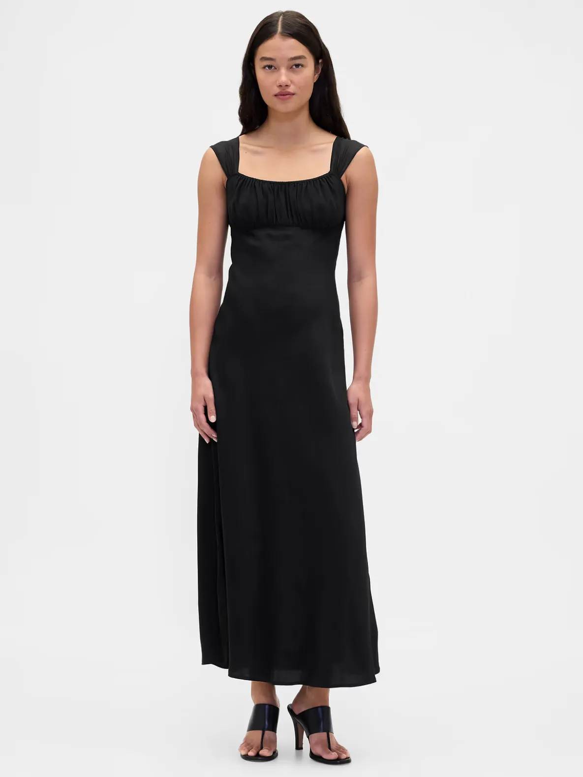 Mixed Media Maxi Dress