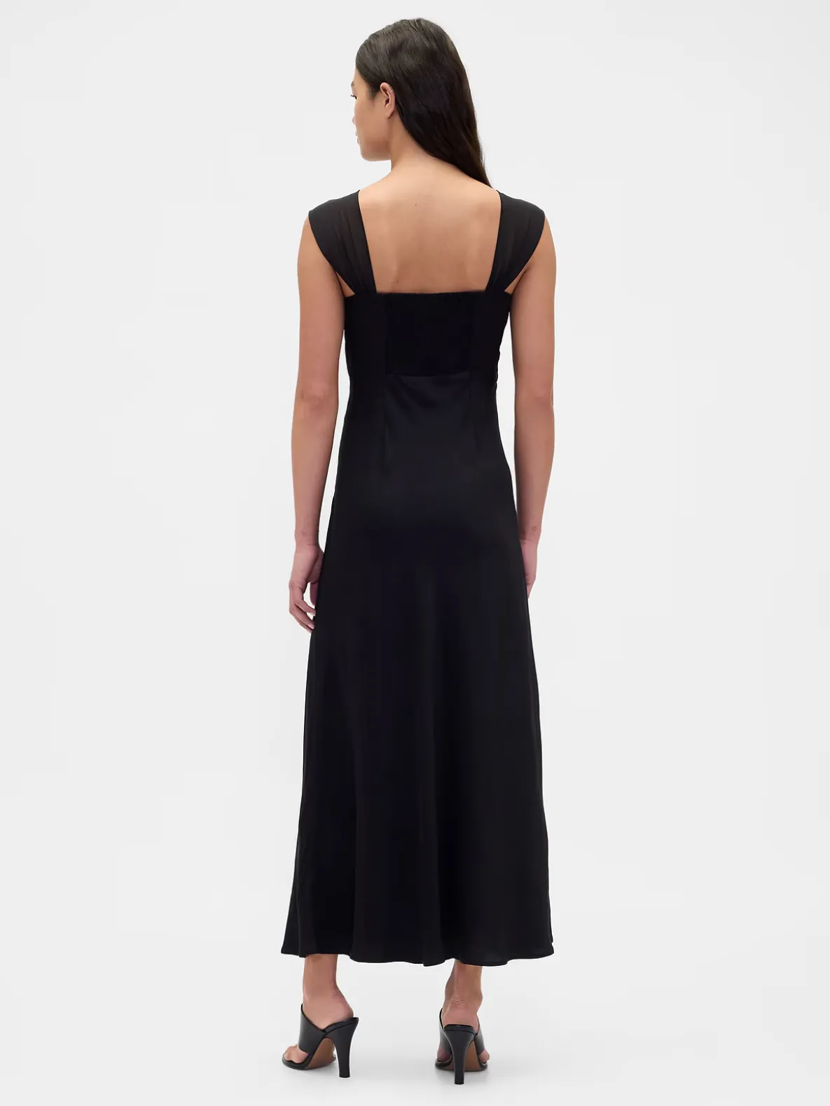 Mixed Media Maxi Dress