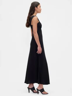 Mixed Media Maxi Dress