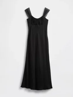 Mixed Media Maxi Dress