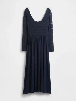 Mixed Media Maxi Dress
