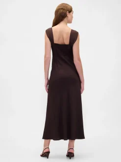 Mixed Media Maxi Dress