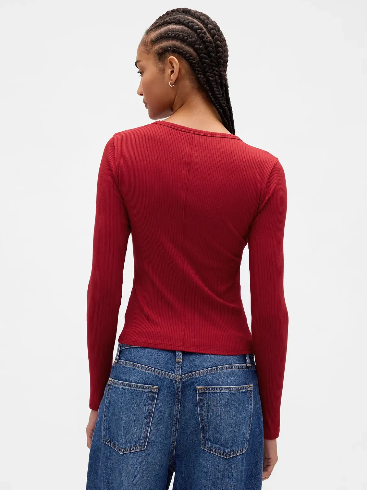 Modern Compact Rib Crop T-Shirt