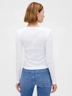Modern Compact Rib Crop T-Shirt