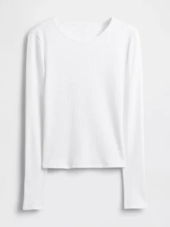 Modern Compact Rib Crop T-Shirt