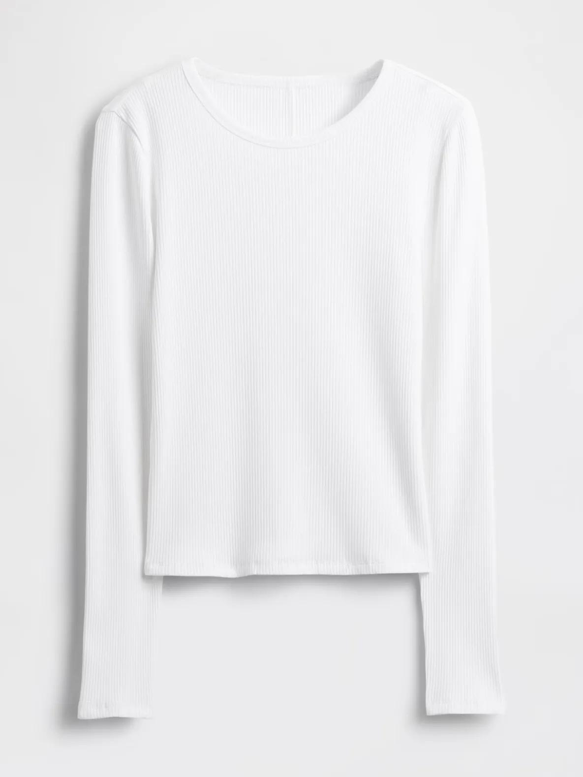 Modern Compact Rib Crop T-Shirt