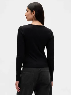 Modern Compact Rib Crop T-Shirt