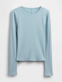 Modern Compact Rib Crop T-Shirt