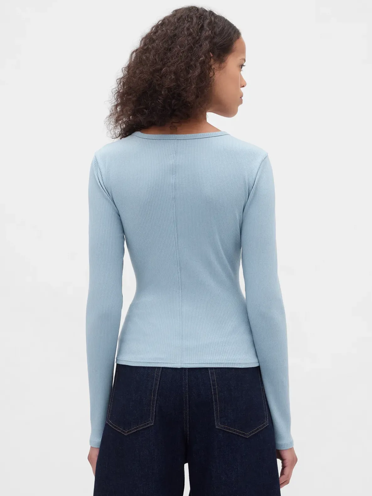 Modern Compact Rib Crop T-Shirt