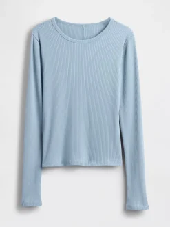 Modern Compact Rib Crop T-Shirt