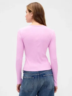 Modern Compact Rib Crop T-Shirt