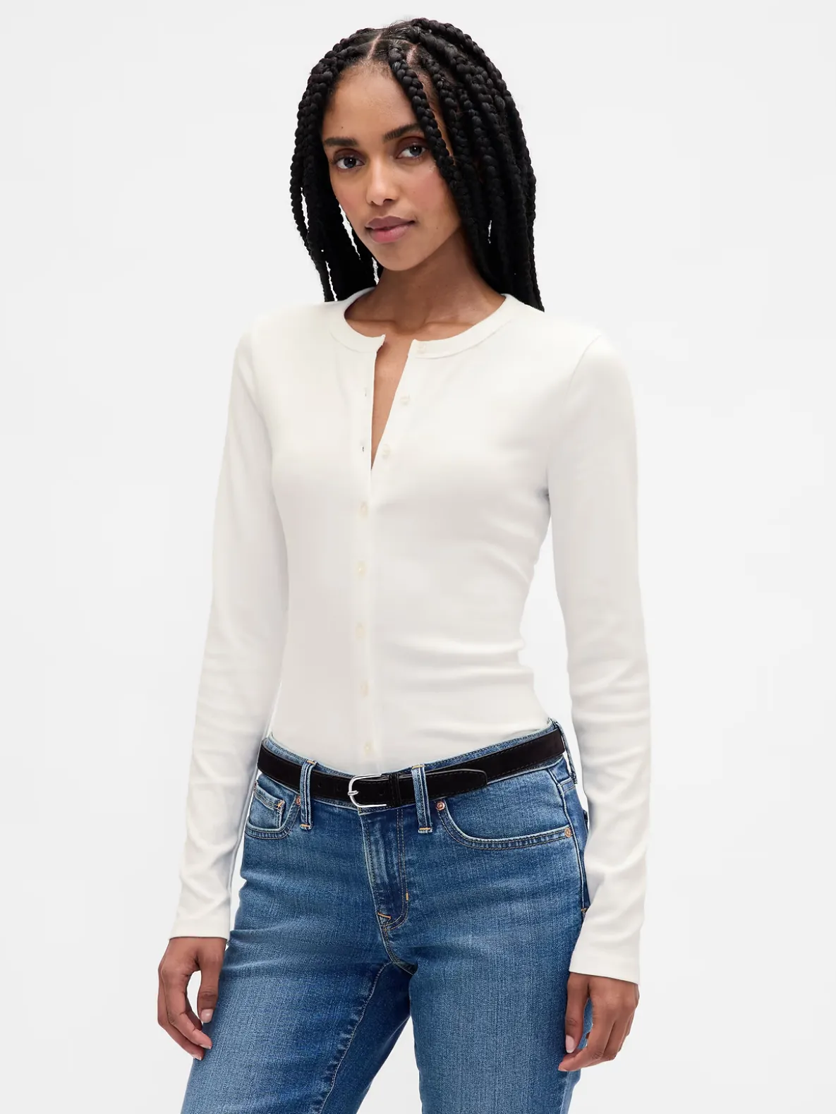 Modern Crewneck Cardigan