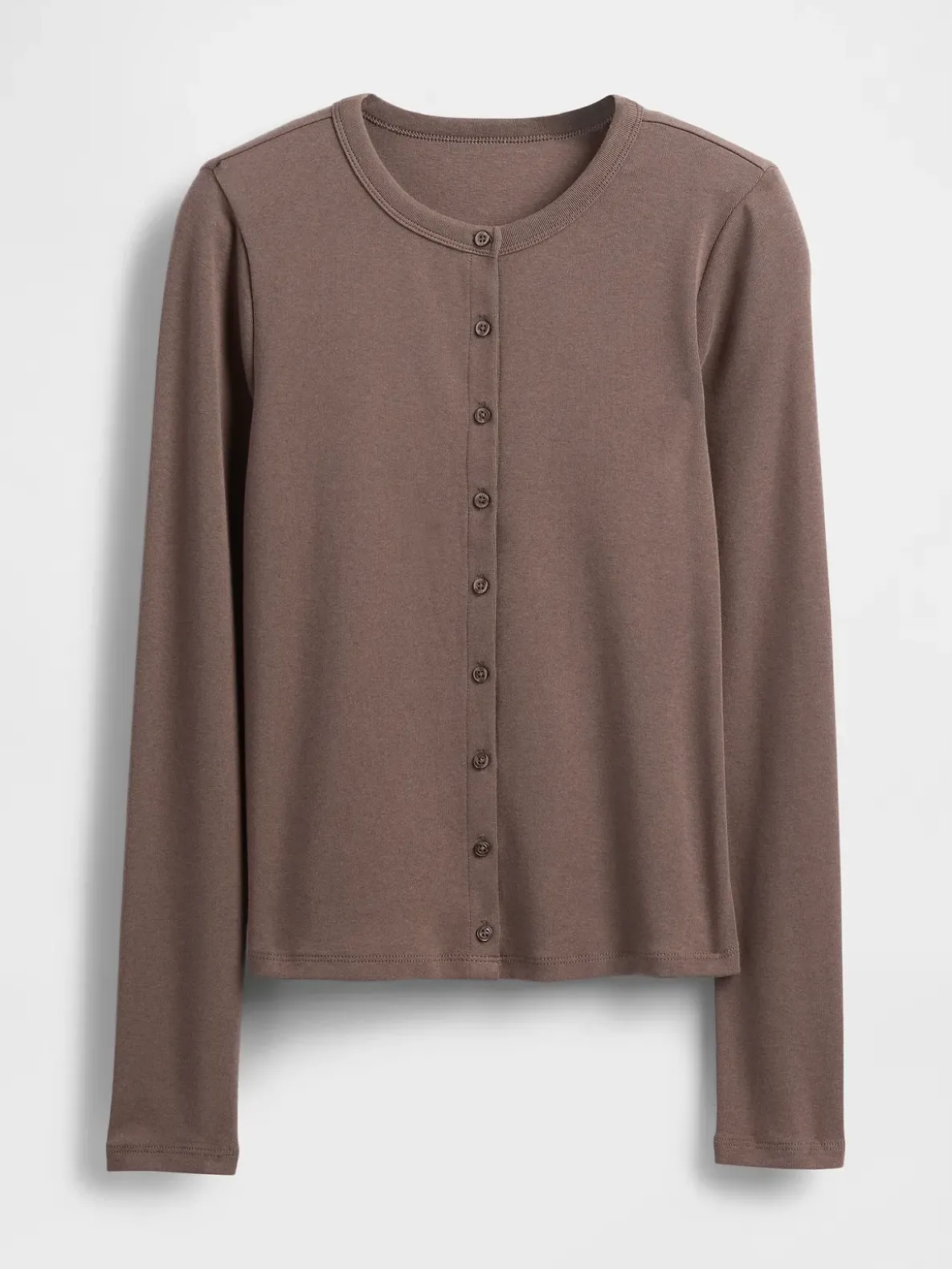 Modern Crewneck Cardigan
