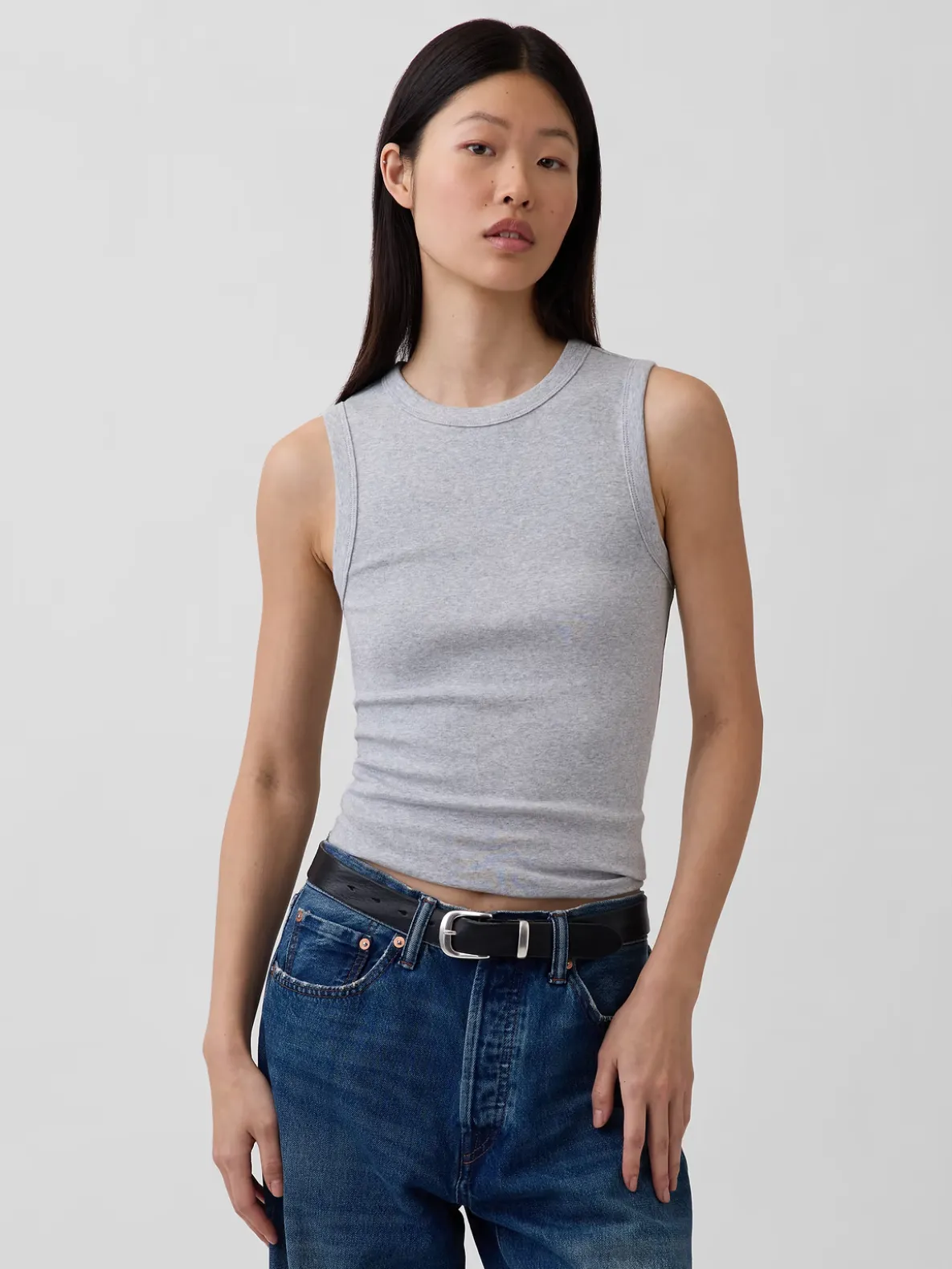 Modern Crewneck Tank Top