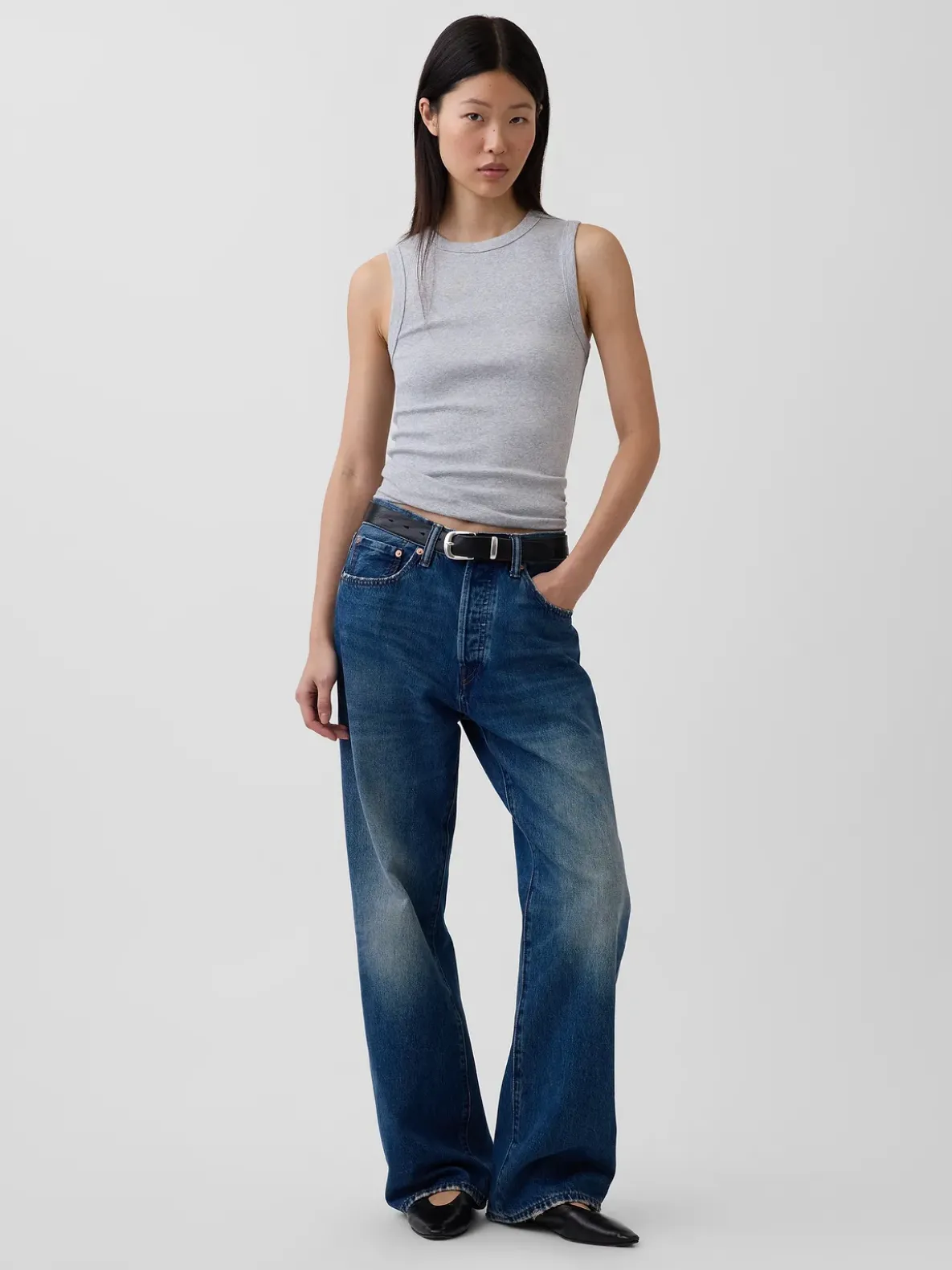 Modern Crewneck Tank Top