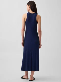 Modern Rib Shelf-Bra Maxi Dress