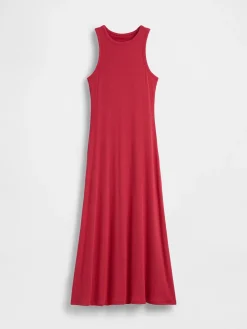 Modern Rib Shelf-Bra Maxi Dress