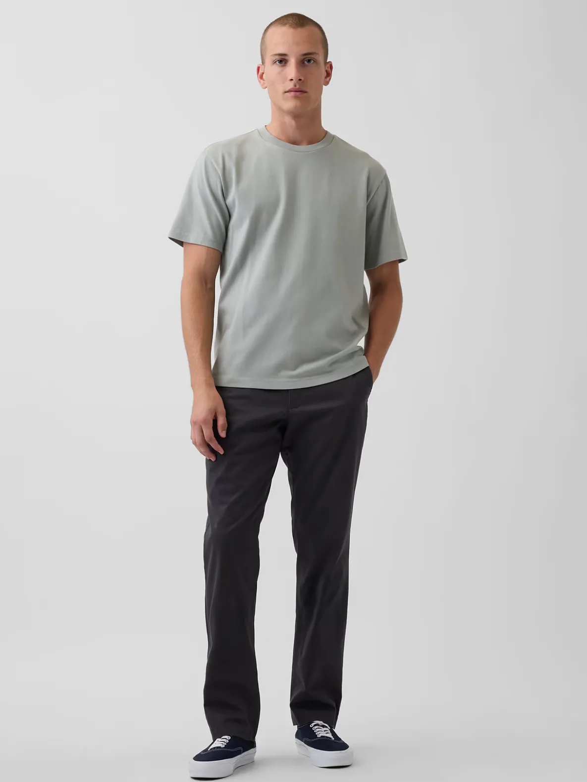 Modern Straight Khakis