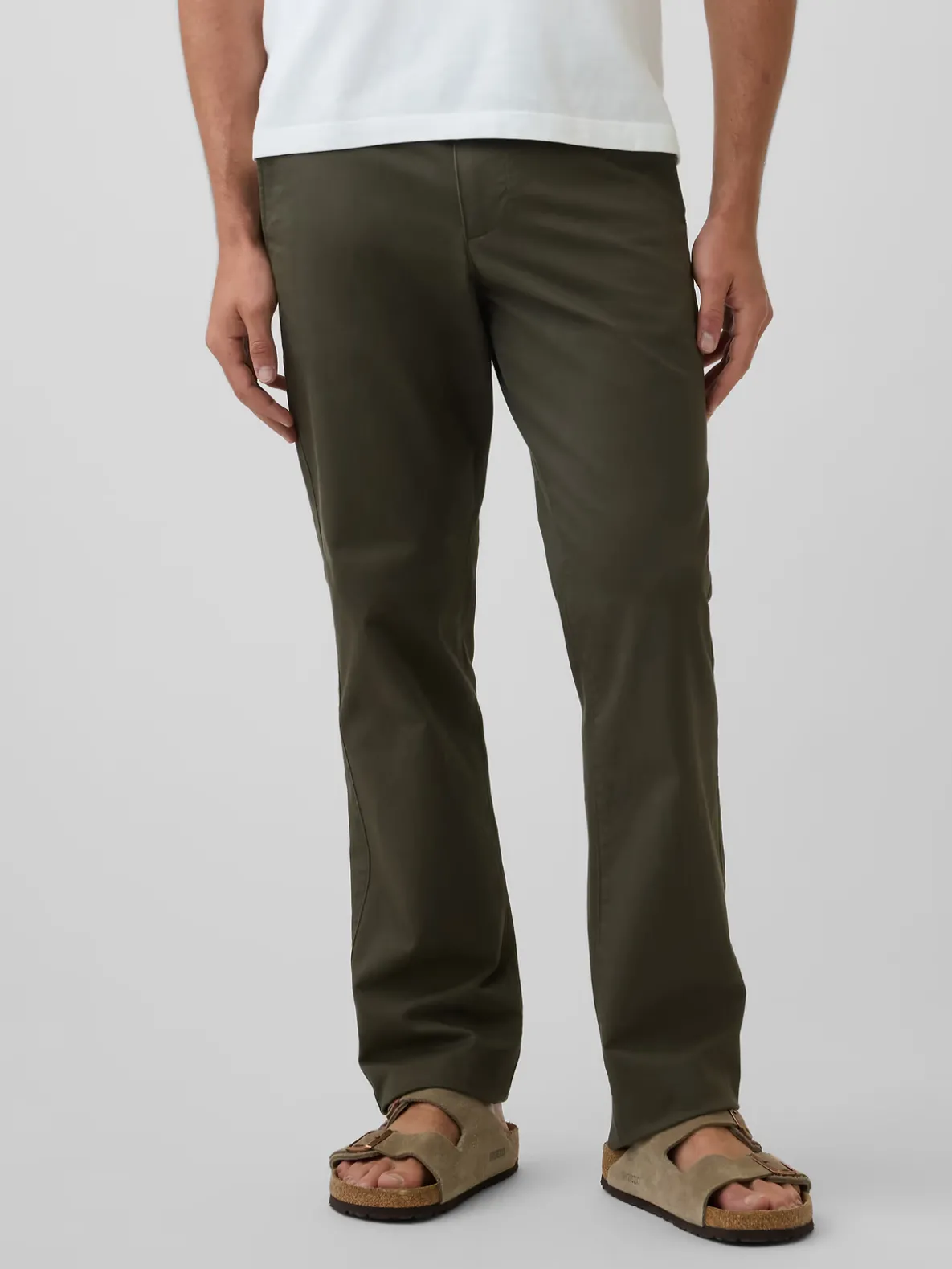 Modern Straight Khakis