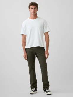 Modern Straight Khakis