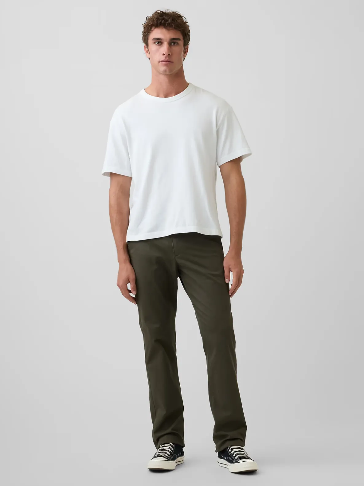 Modern Straight Khakis