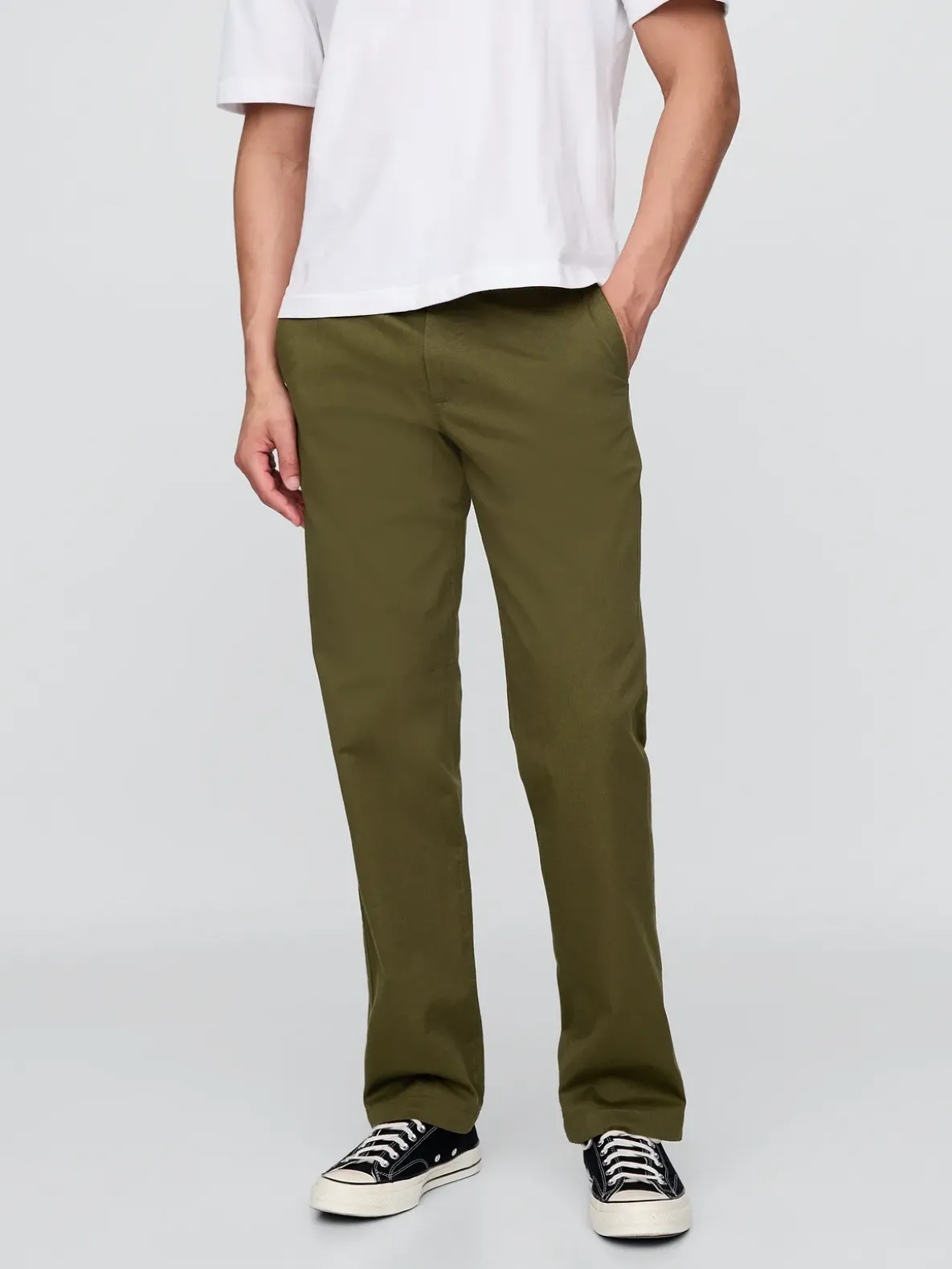 Modern Straight Khakis