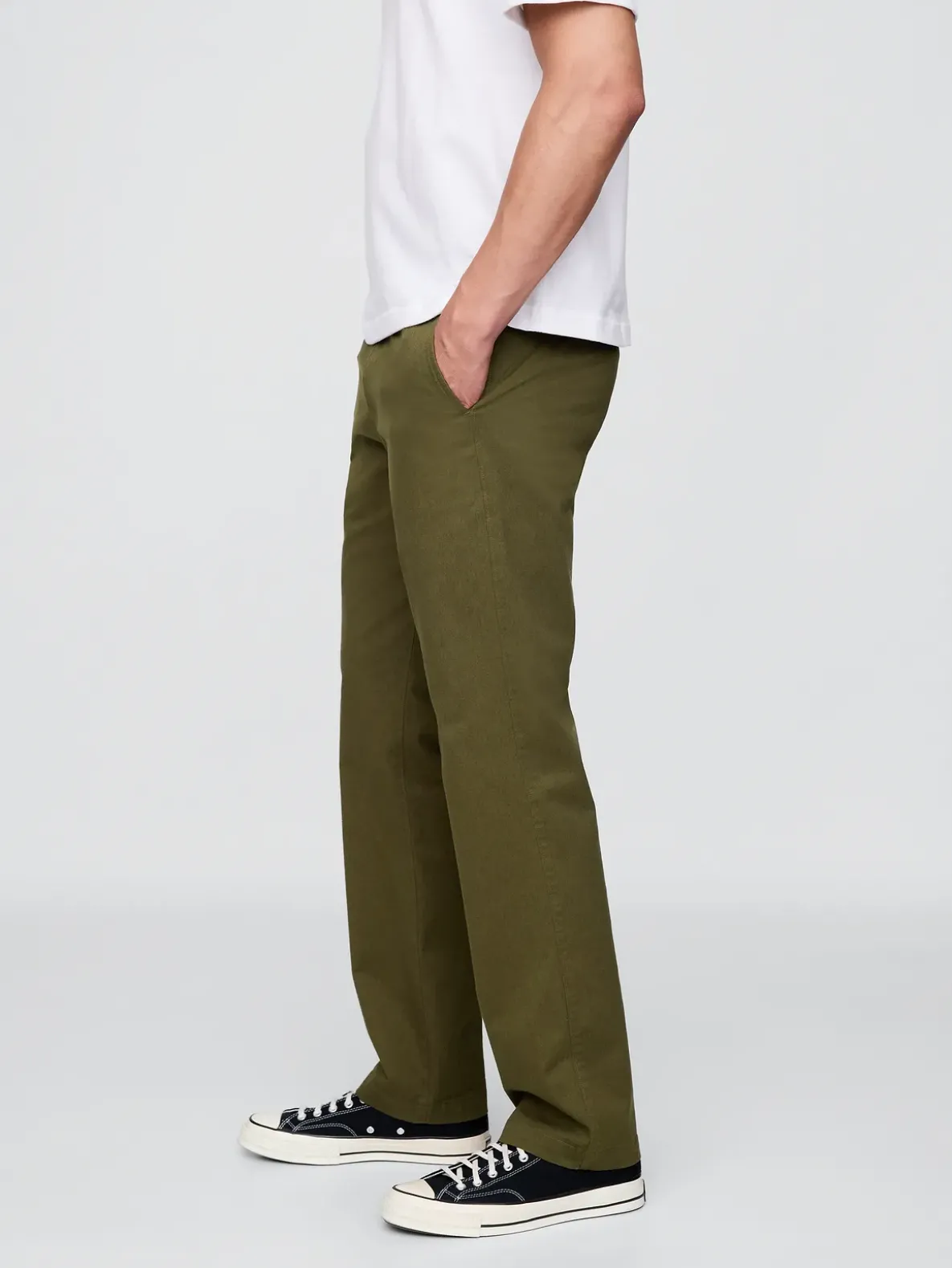 Modern Straight Khakis