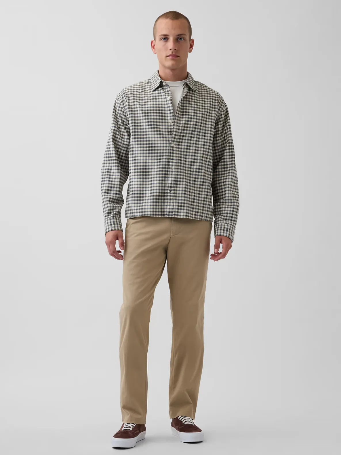 Modern Straight Khakis