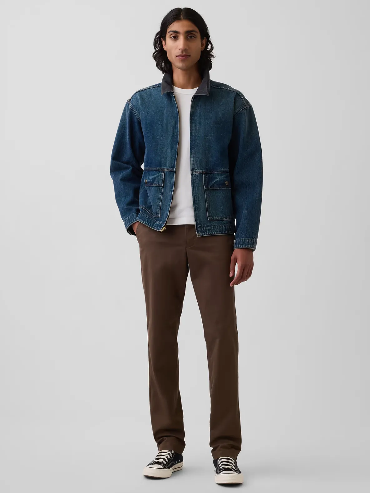 Modern Straight Khakis