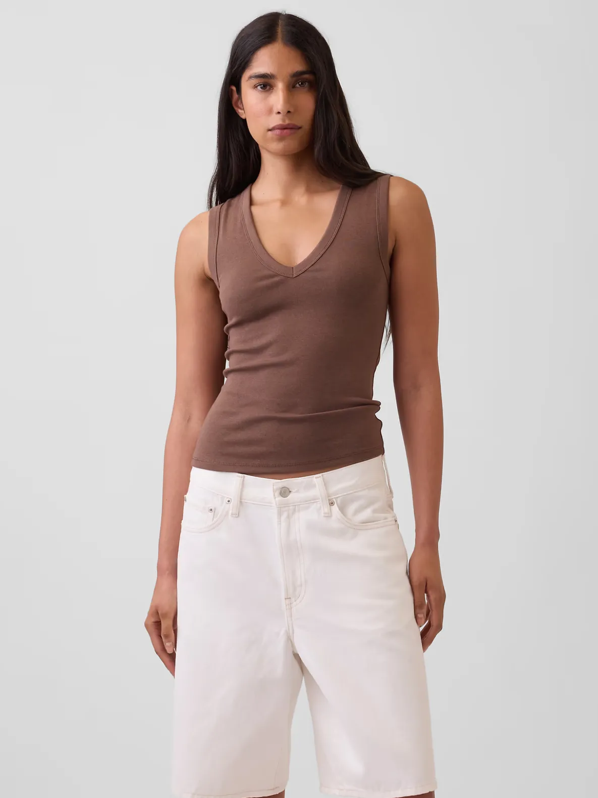 Modern V-Neck Tank Top
