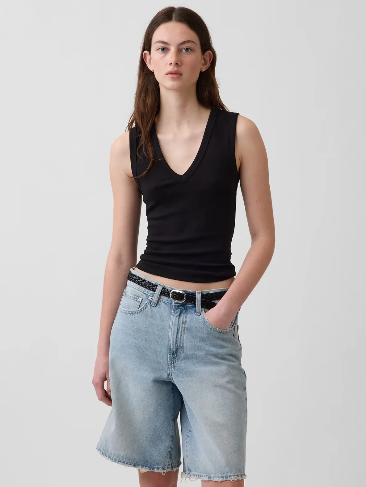 Modern V-Neck Tank Top