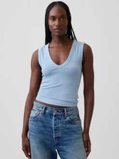 Modern V-Neck Tank Top