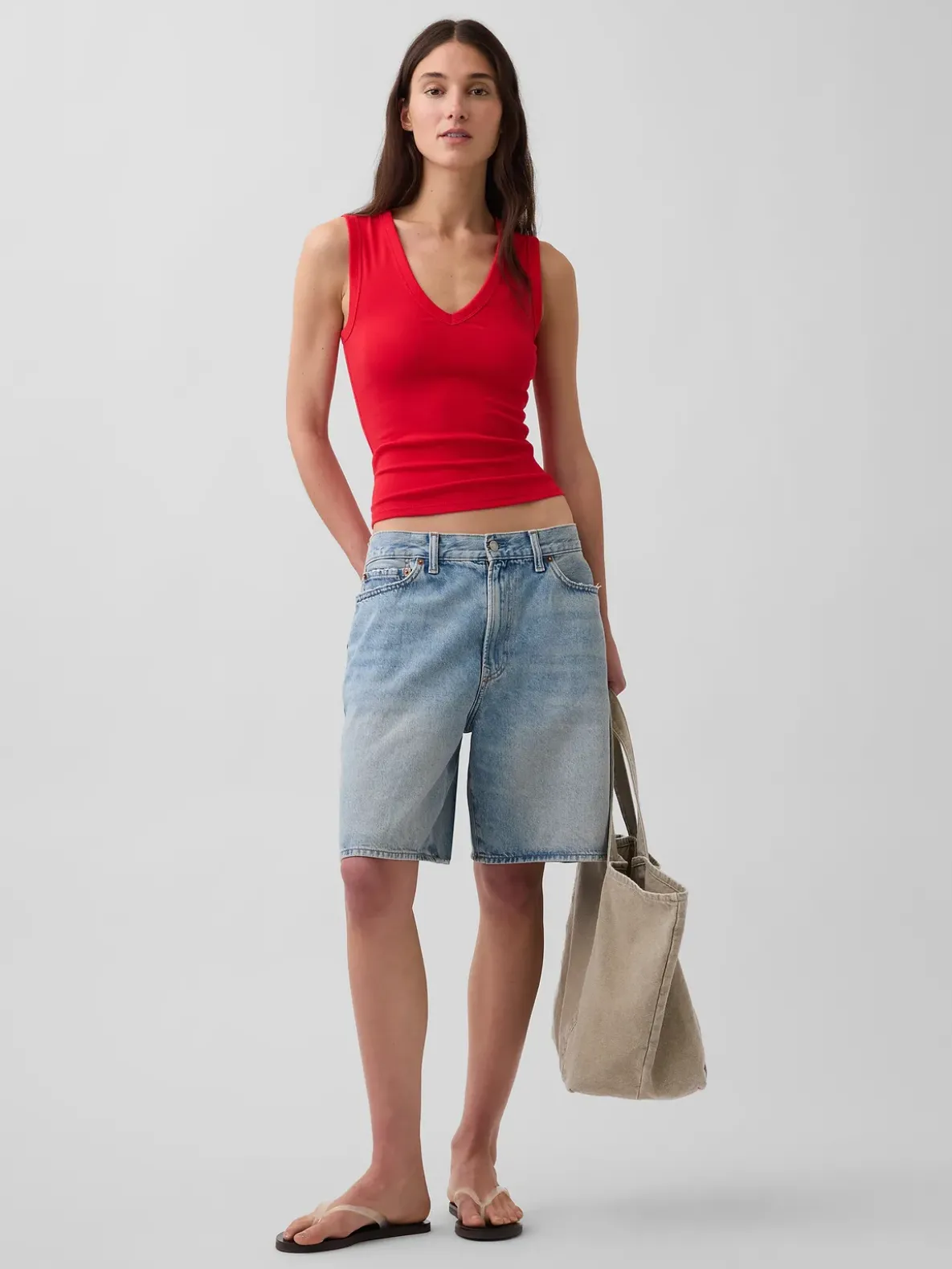 Modern V-Neck Tank Top