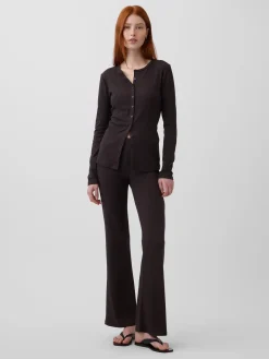 Modern Wide Rib Cardigan