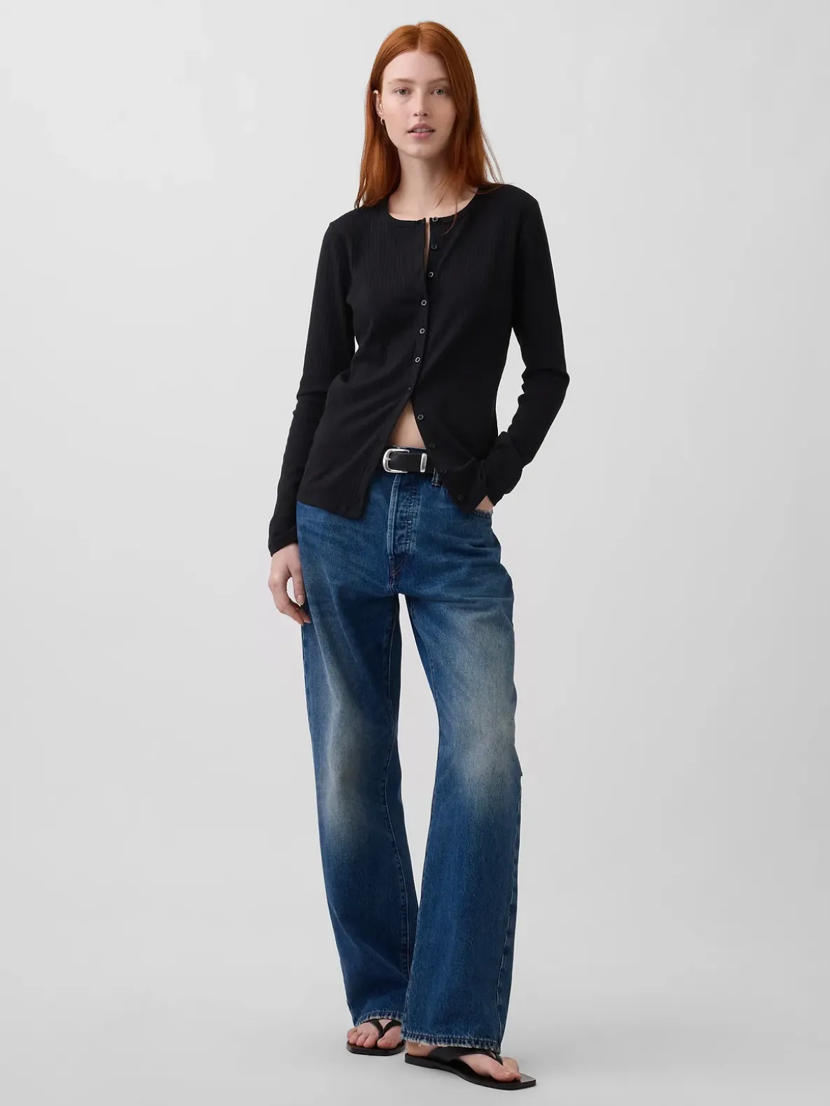 Modern Wide Rib Cardigan